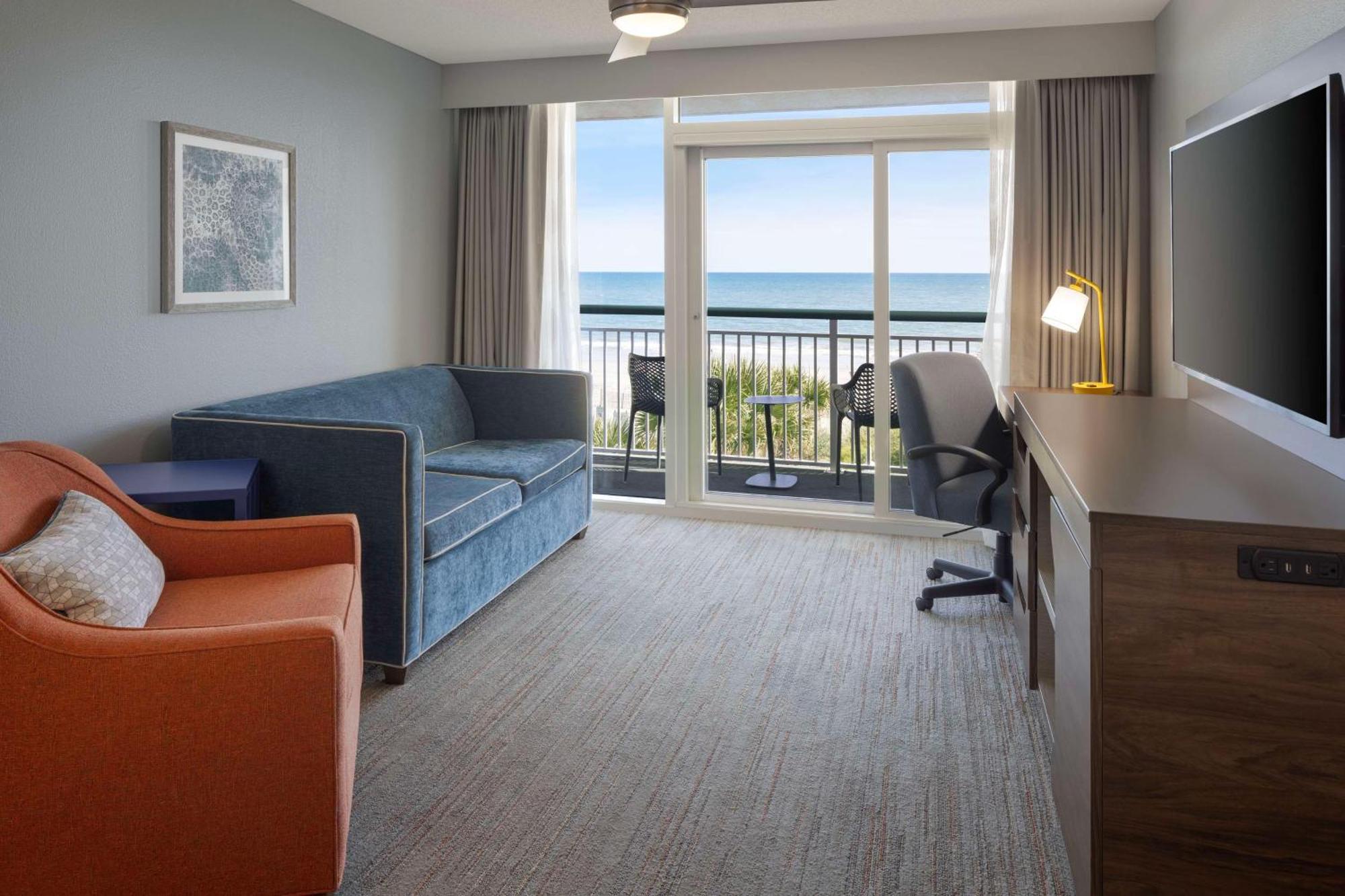 Hampton Inn & Suites Myrtle Beach Oceanfront Bagian luar foto