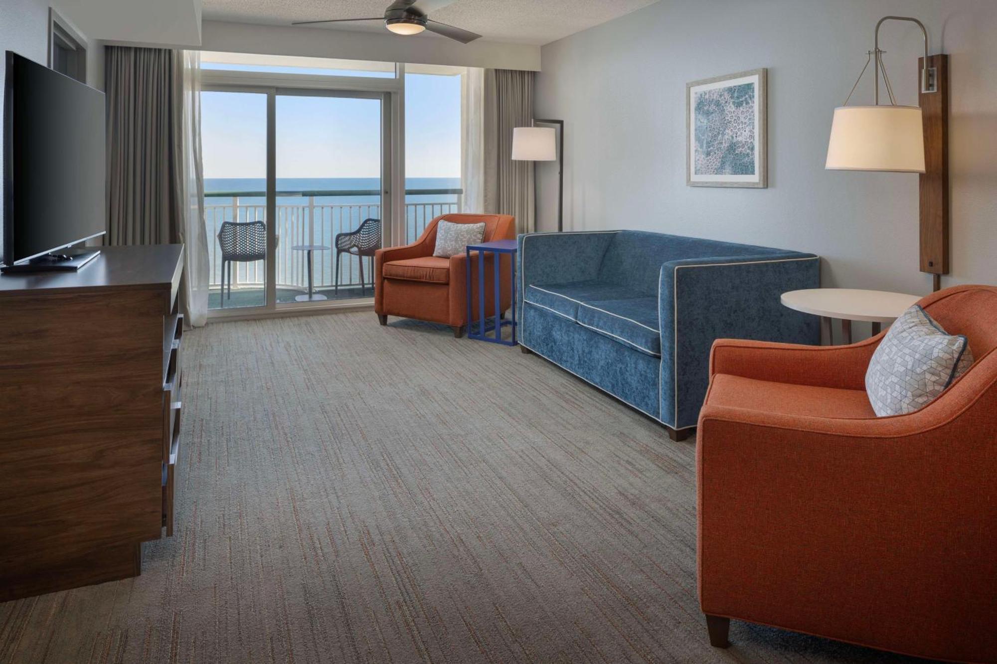 Hampton Inn & Suites Myrtle Beach Oceanfront Bagian luar foto
